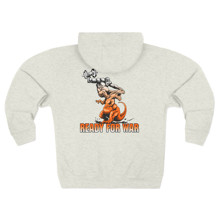 CG APE VS ZILLA 2ND FIGHT ORANGE WHITE FADE /READY FOR WAR ZIP UP