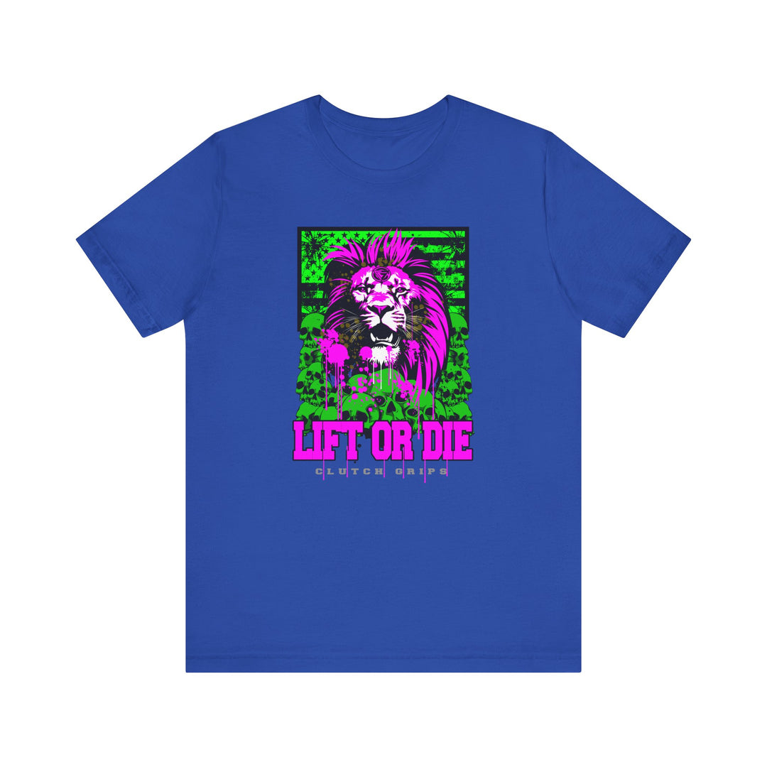 LION HEART PURPLEGREEN/LIFT OR DIE
