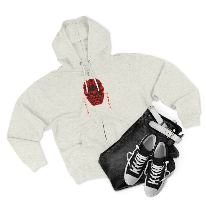 CG  NAVY SEAL TRIBUTE  RIP RED BLACK /DONT BE A BITCH ZIP UP