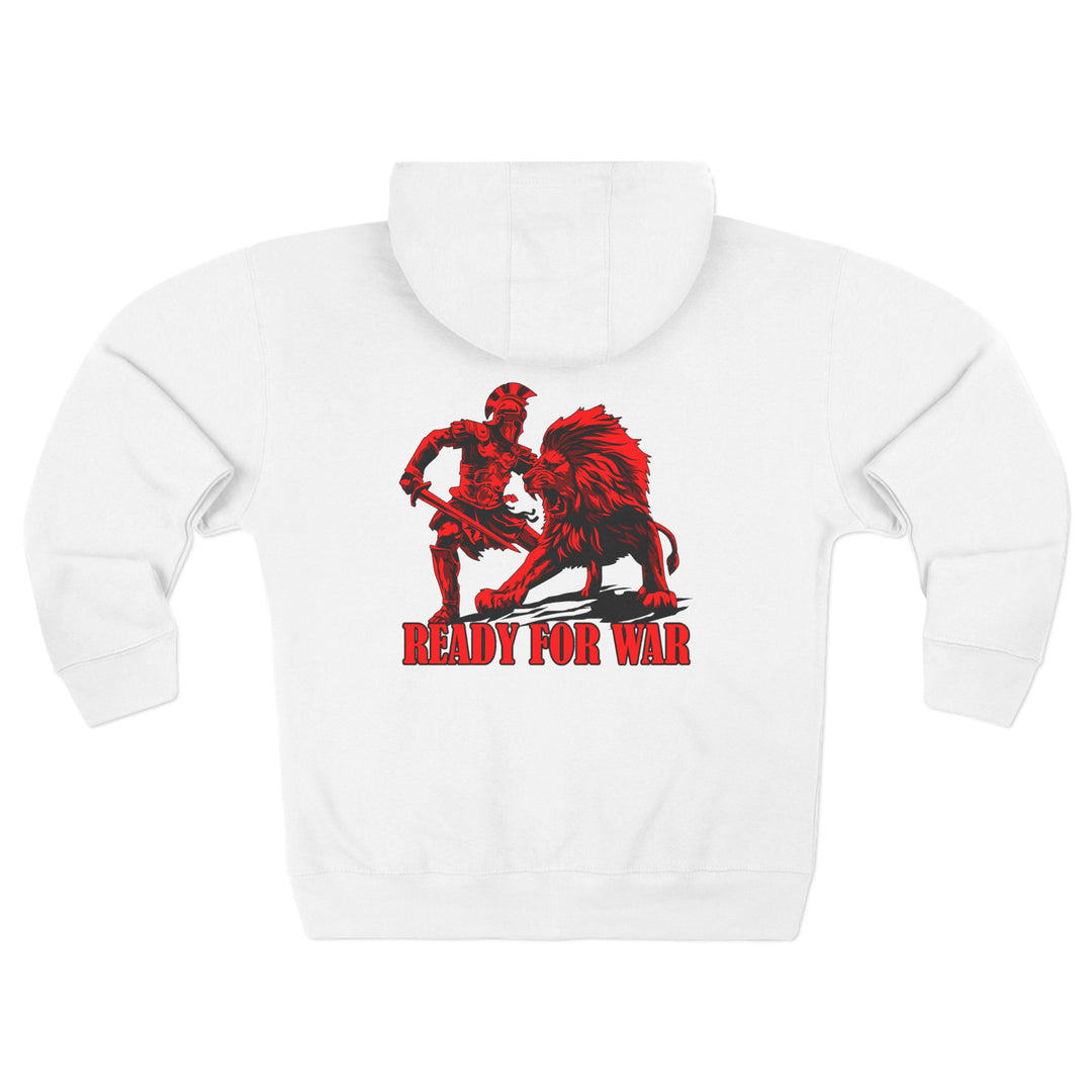 CG LION TAMER  RED /READY FOR WAR ZIP UP