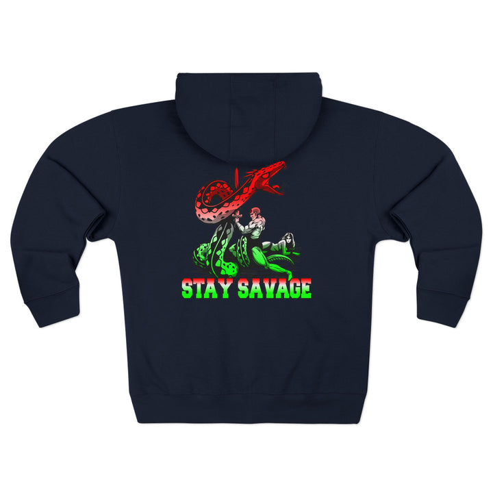 CG SERPENT SLAYER RED WHITE GREEN FADE /STAY SAVAGE ZIP UP