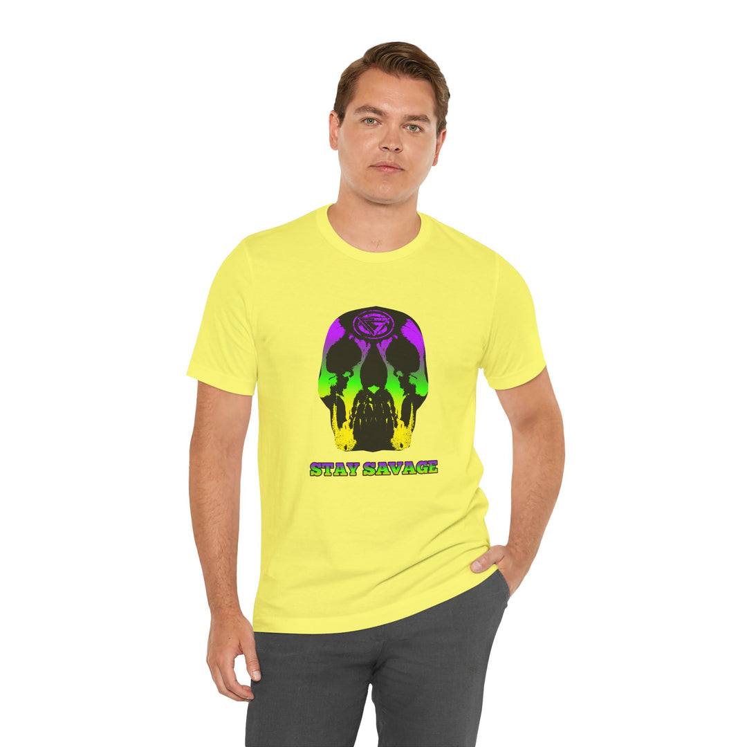 SKULLATOR YELLOW GREEN PURPLE /STAY SAVAGE