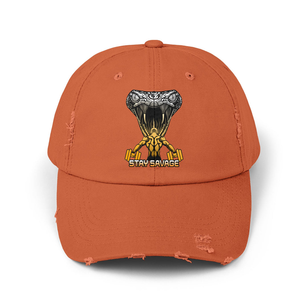 MAN VS VIPER ORANGE WHITE FADE /STAY SAVAGE CAP