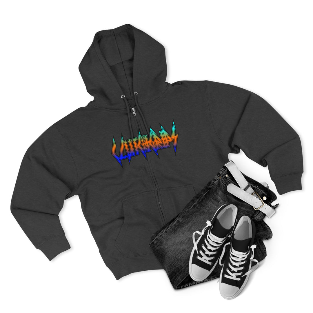 CG APE VS ZILLA BLUE ORANGE WHITE FADE/KILL OR BE KILLED ZIP UP