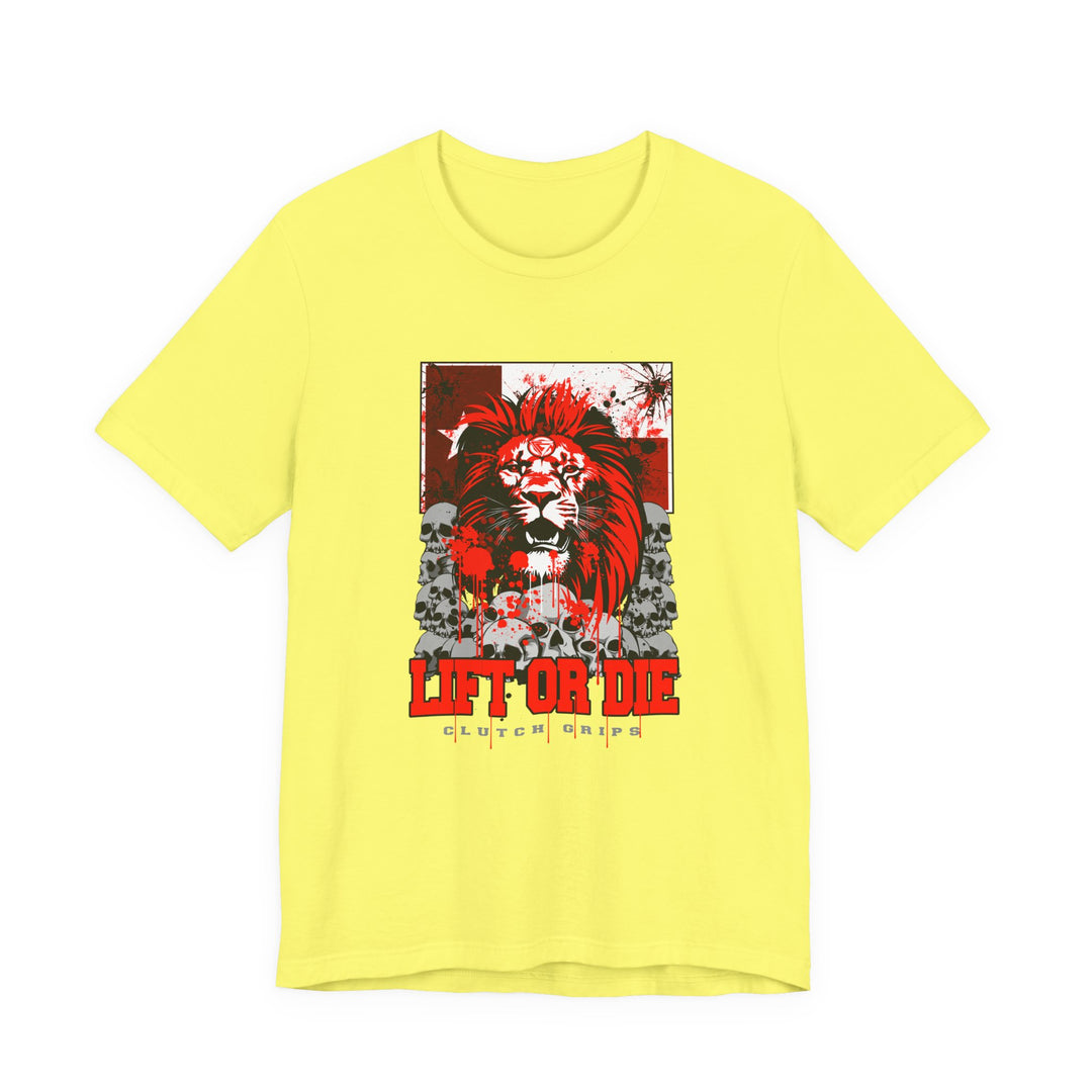 LION HEART RED TEXAS FLAG /LIFT OR DIE