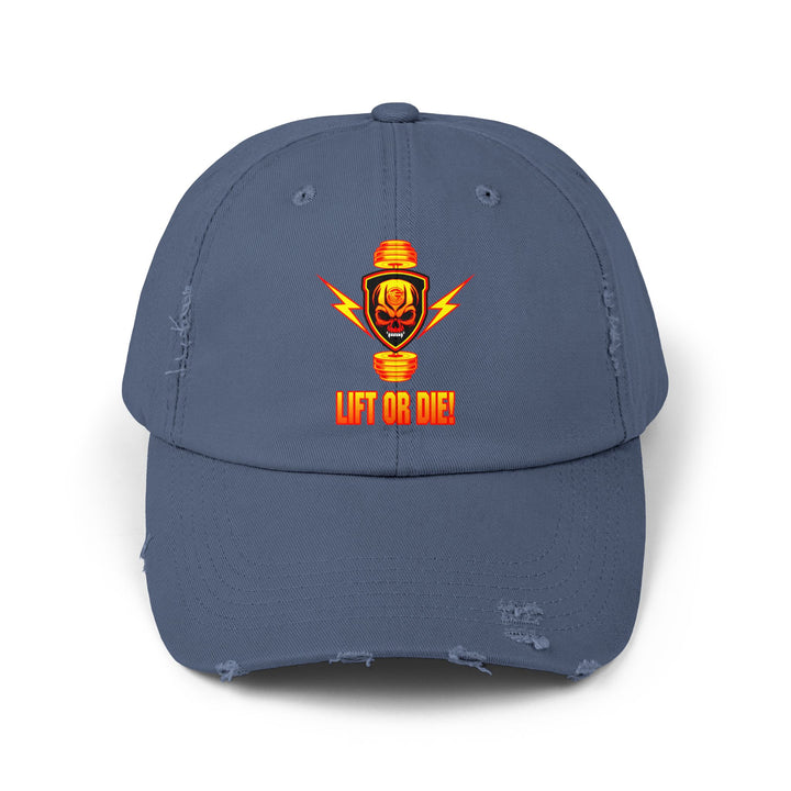 CG SKULL BELL SGL ORANGE GOLD /LIFT OR DIE CAP