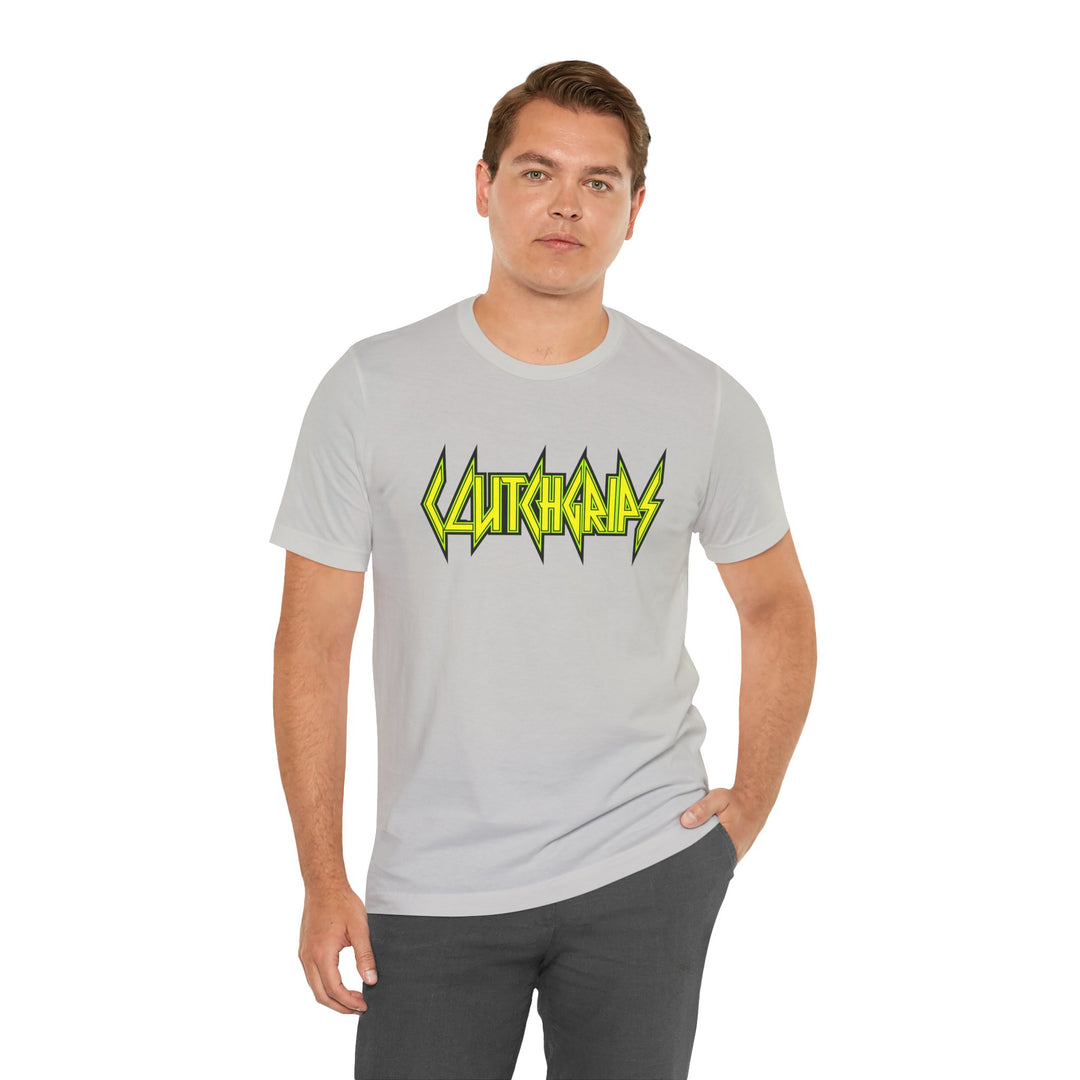 CLUTCHGRIPS YELLOW GREEN TEE