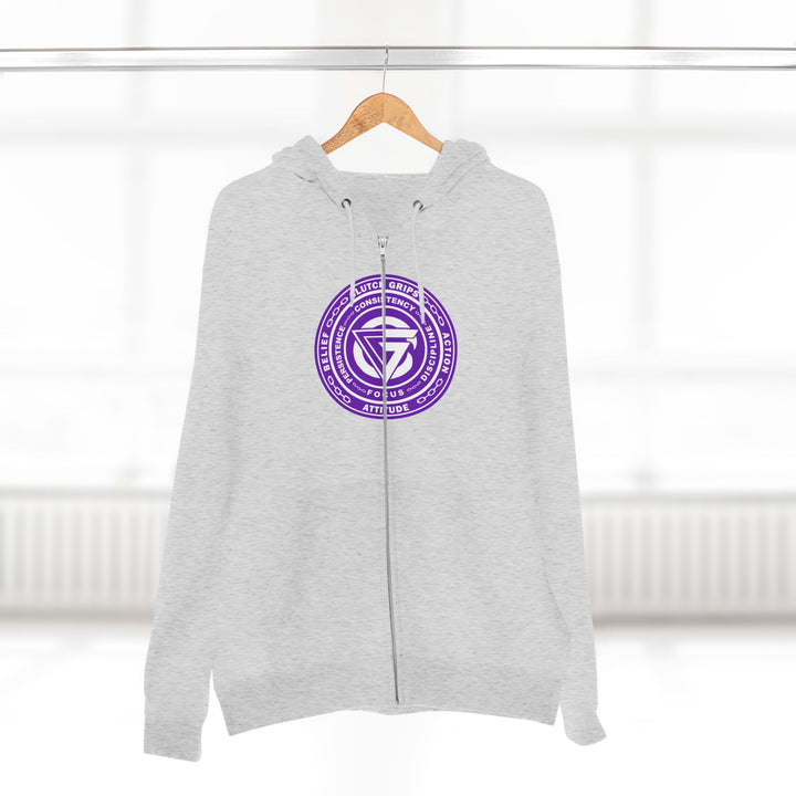 MACK WICK LIFT  PURPLE WHITE /LIFT OR DIE ZIP UP