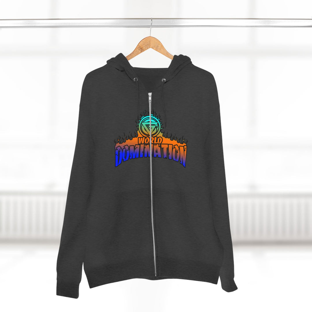 CG APE VS ZILLA BLUE ORANGE AQUA /WELCOME TO THE JUNGLE ZIP UP