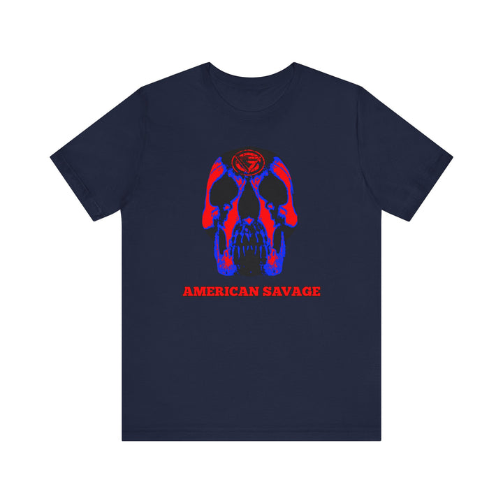 SKULLATOR RED BLUE /AMERICAN SAVAGE