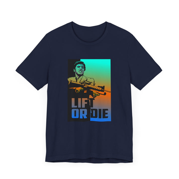 CG BLUE ORANGE AQUA MAN VS MAN /LIFT OR DIE