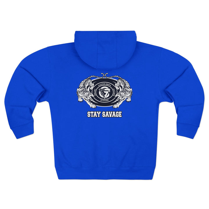CG TIGER VS TIGER WHITE BLACK /STAY SAVAGE ZIP UP