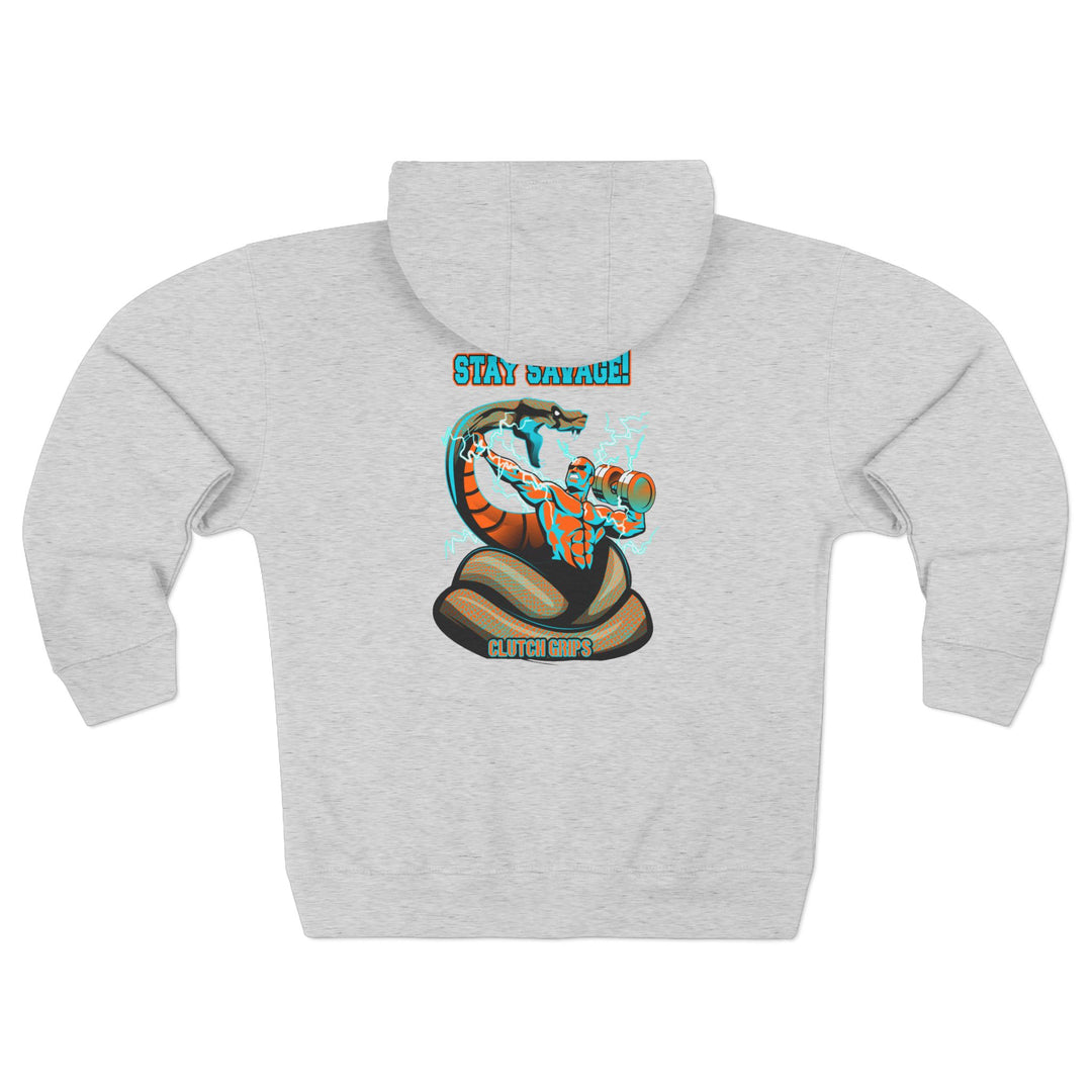 MAC VS SNAKE AQUA MIAMI DIAMOND FRONT /STAY SAVAGE ZIP UP