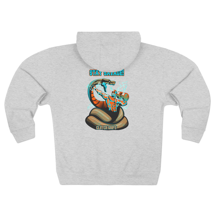 MAC VS SNAKE AQUA MIAMI DIAMOND FRONT /STAY SAVAGE ZIP UP