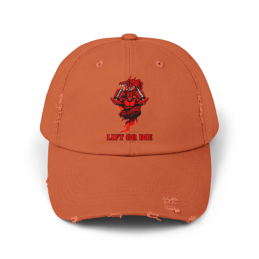 MAC DRAGON BARBELL SNAP RED/LIFT  OR DIE CAP