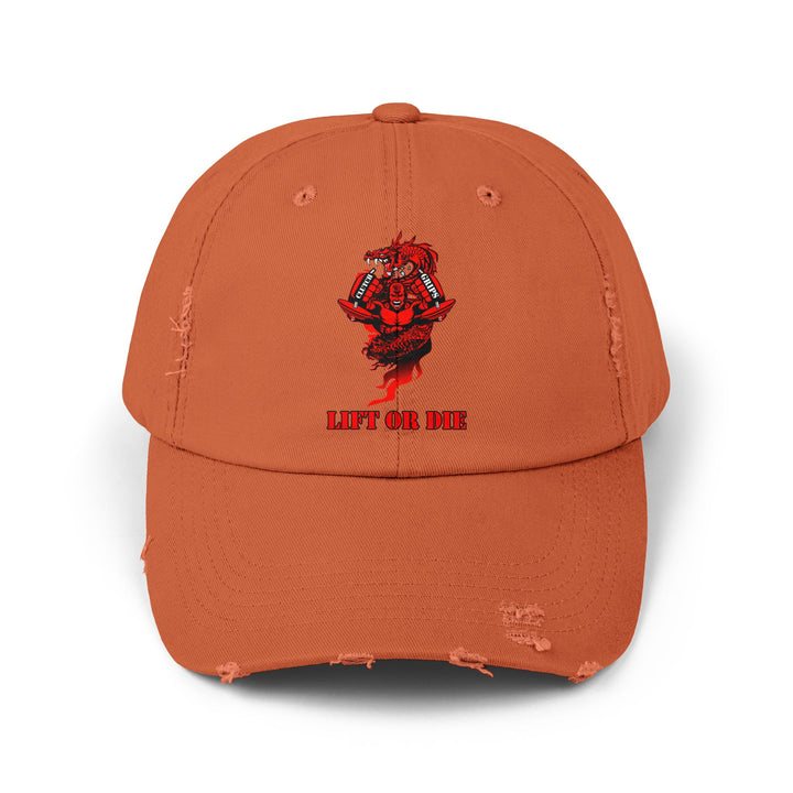 MAC DRAGON BARBELL SNAP RED/LIFT  OR DIE CAP