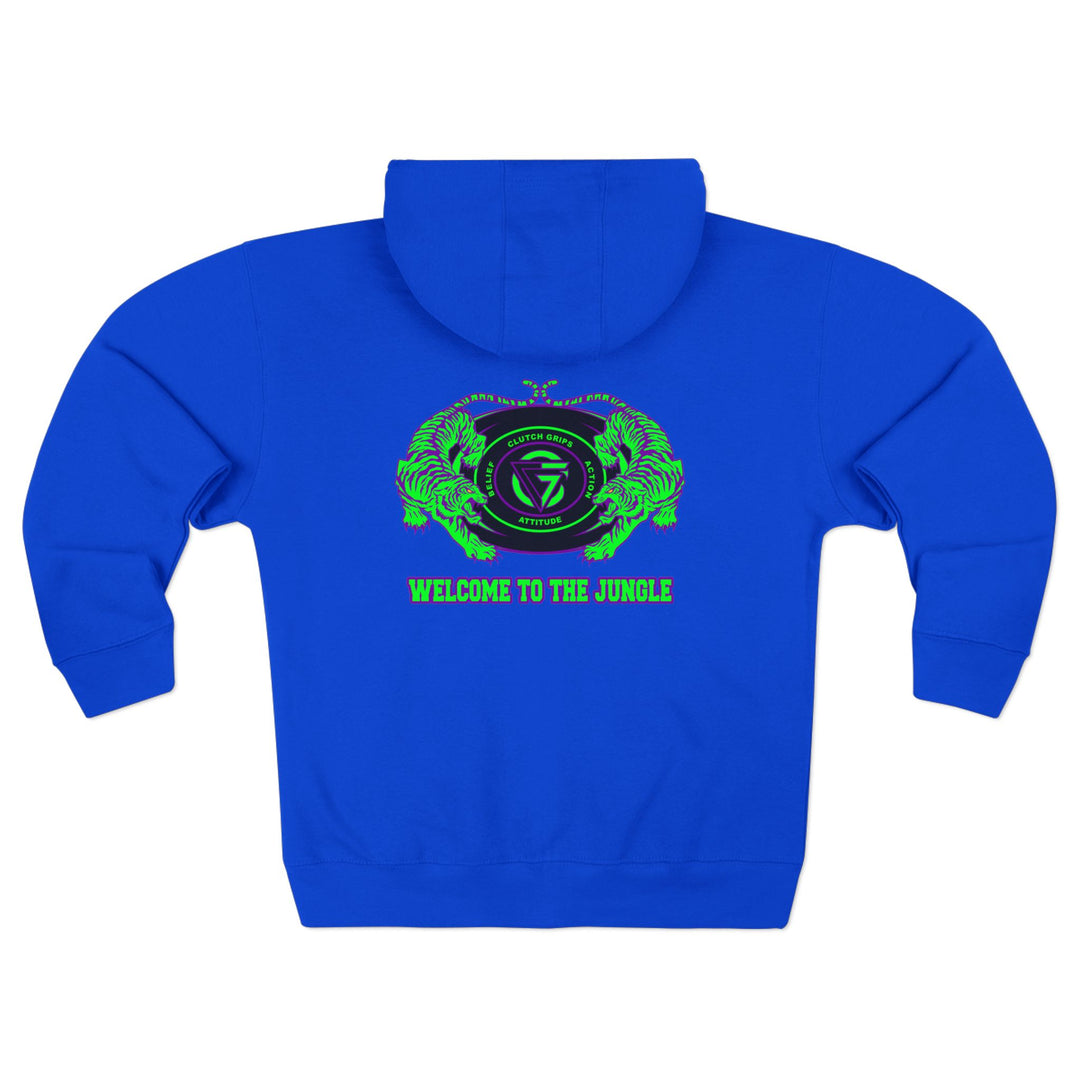CG TIGER VS TIGER GREEN PURPLE /WELCOME TO THE JUNGLE ZIP UP