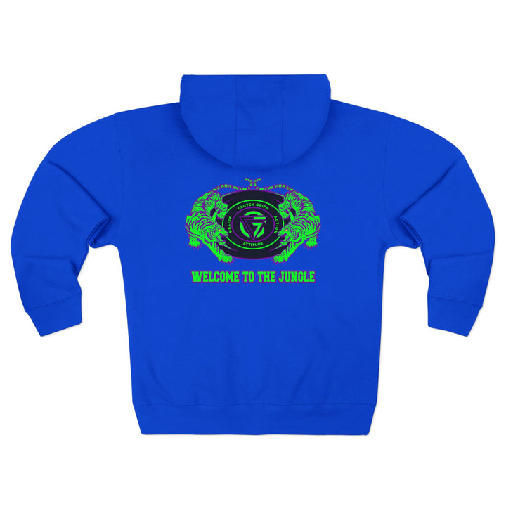 CG TIGER VS TIGER GREEN PURPLE /WELCOME TO THE JUNGLE ZIP UP