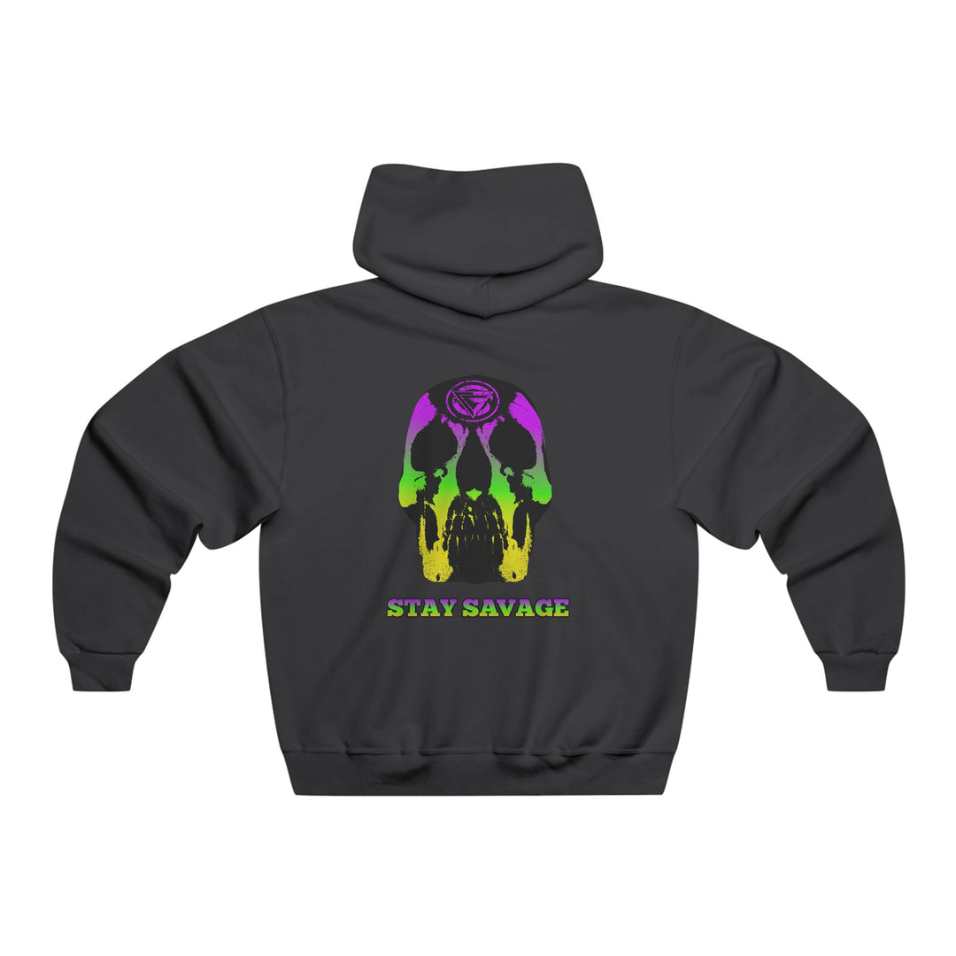 SKULLATOR- YELLOW GREEN PURPLE FADE/STAY SAVAGE