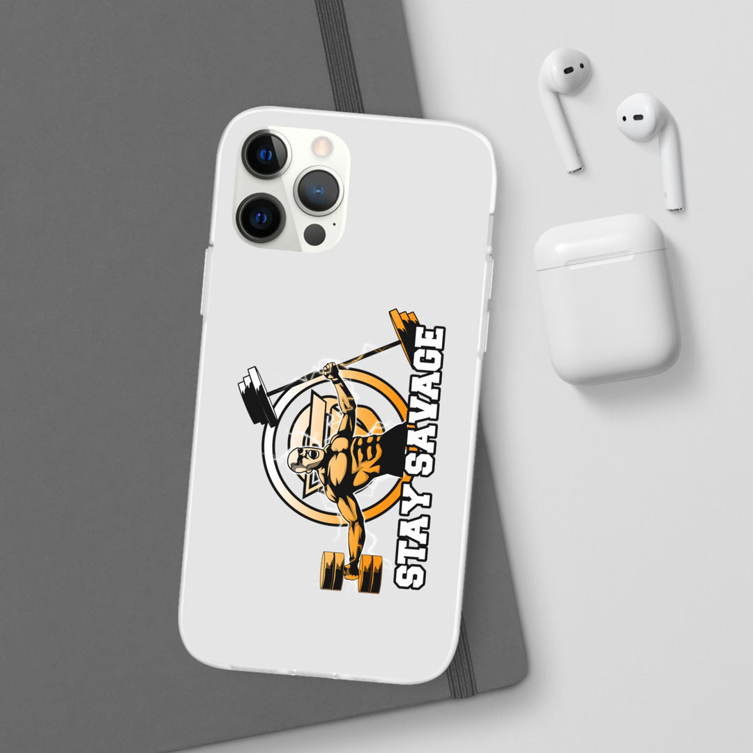 SPARTAN LIFT ORANGE WHITE PHONE CASE/STAY SAVAGE