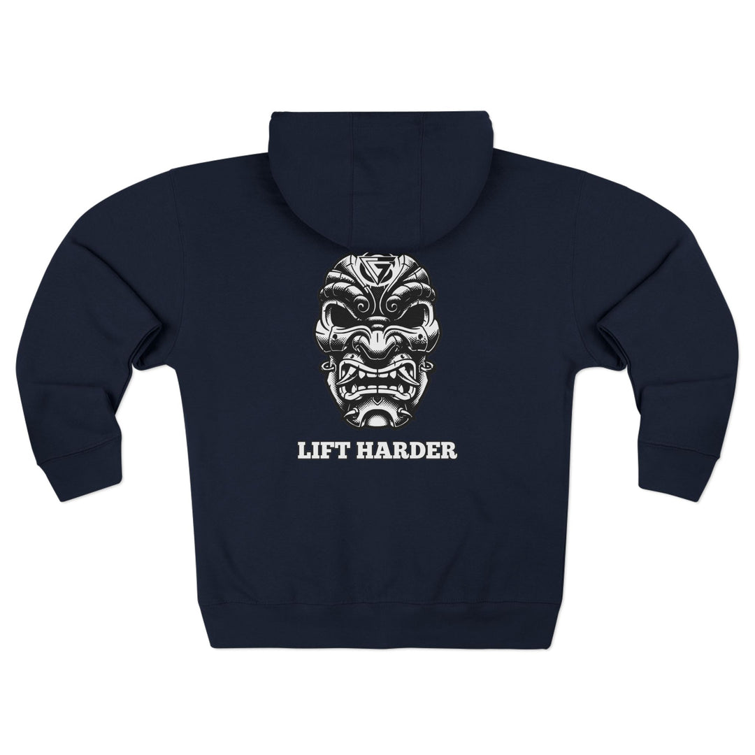 SAMURAI MAC BLACK WHITE /LIFT HARDER ZIP UP