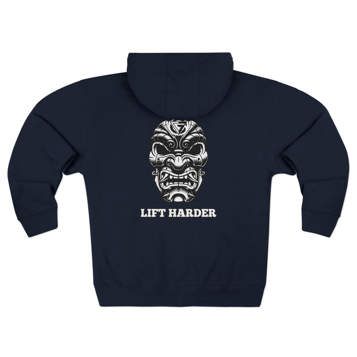 SAMURAI MAC BLACK WHITE /LIFT HARDER ZIP UP