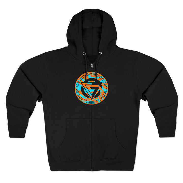 LIONHEART MIAMI COLORS /LIFT OR DIE ZIP UP