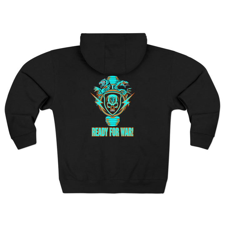 CG SGL SKULL BELL MIAMI STYLE/READY FOR WAR ZIP UP