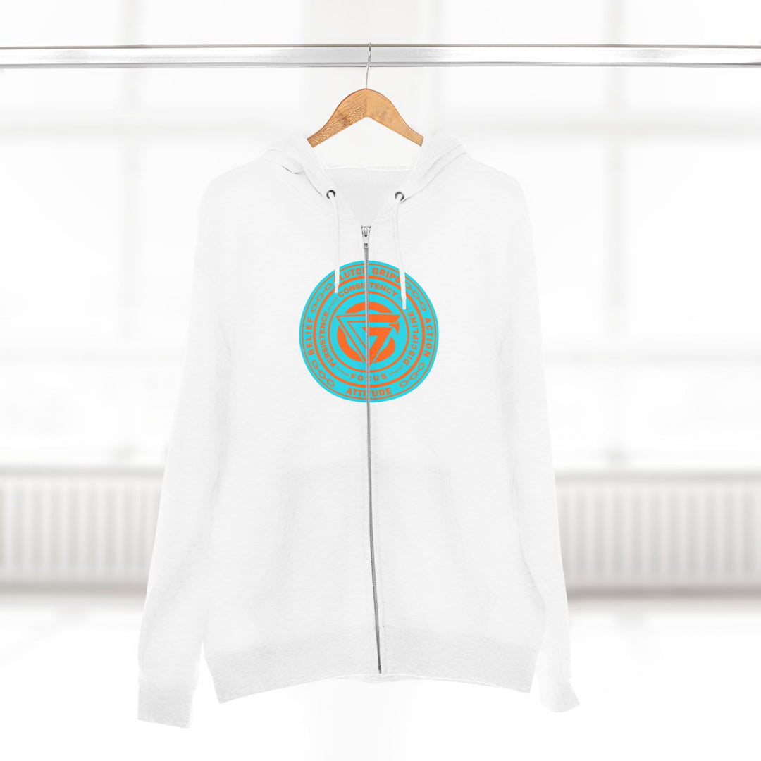 CG BIG MAC CHIEF AQUA ORANGE/CONQUER ZIP UP