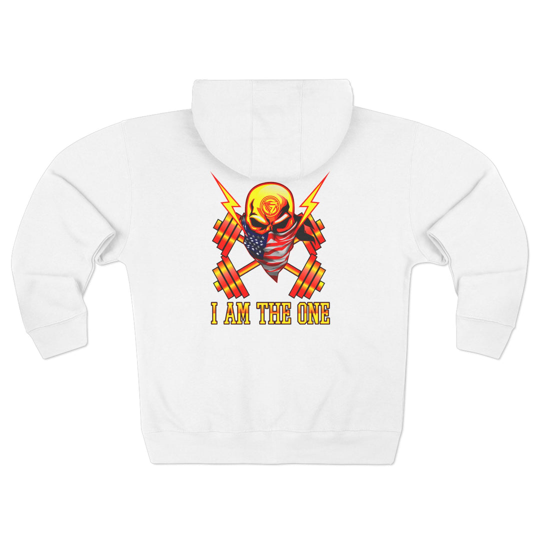 CG SKULL BANDIT ORANGE GOLD RED /I AM THE ONE ZIP UP