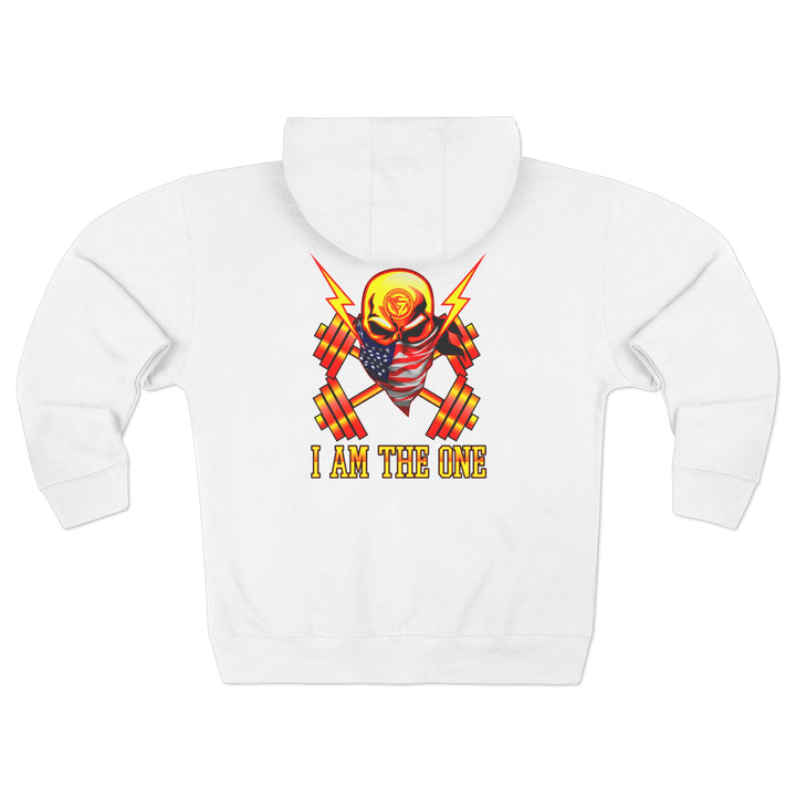 CG SKULL BANDIT ORANGE GOLD RED /I AM THE ONE ZIP UP