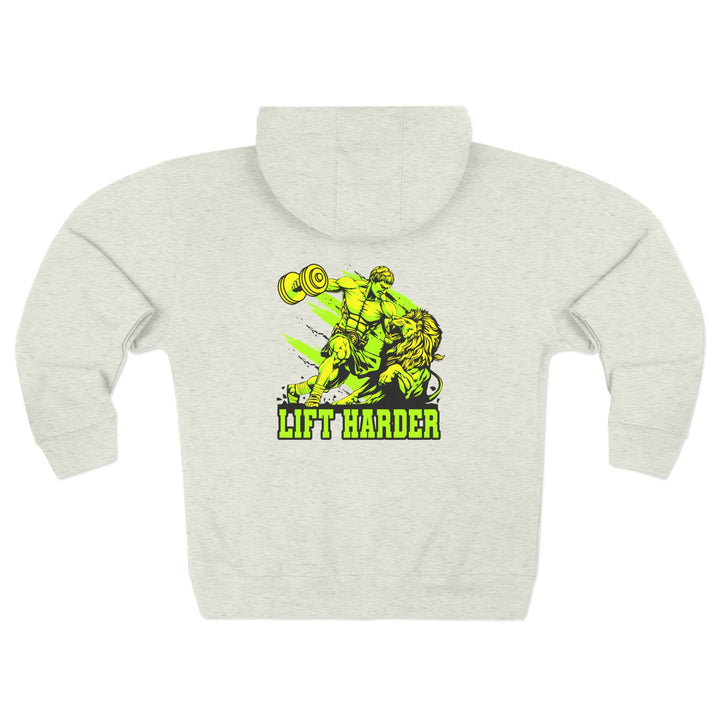 CG LIME GREEN COLISEUM MAC LIFT HARDER ZIP UP