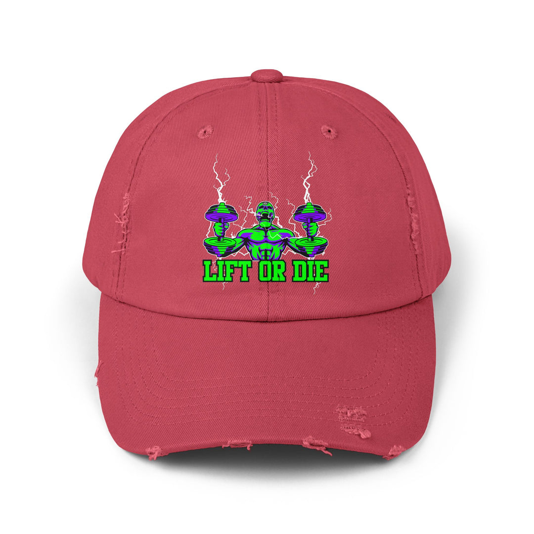 RIDE THE LIGHTNING HYPER PURPLE GREEN/LIFT OR DIE CAP