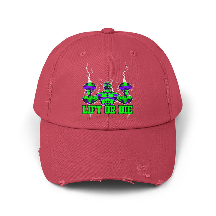 RIDE THE LIGHTNING HYPER PURPLE GREEN/LIFT OR DIE CAP