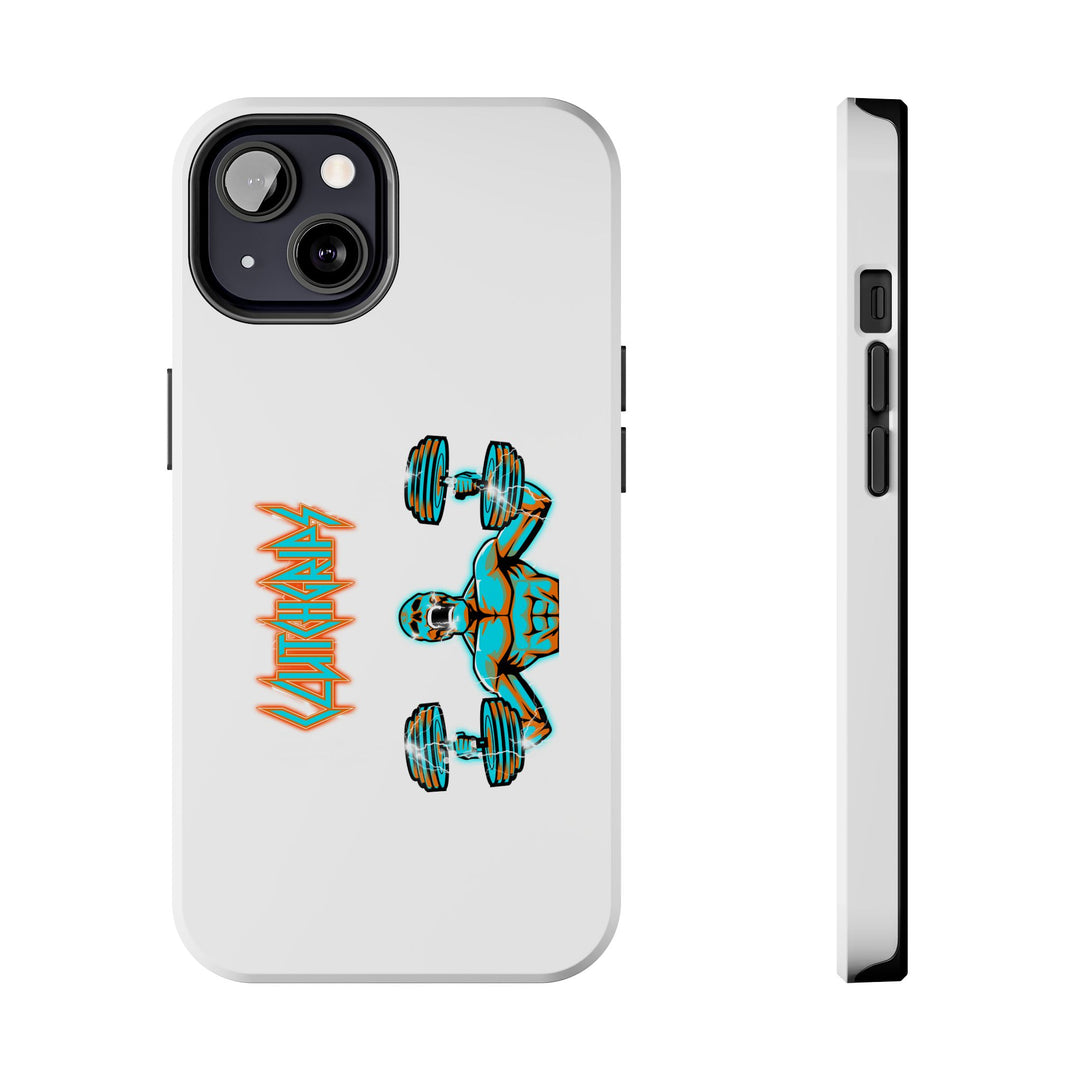 RIDE THE LIGHTNING MIAMI COLORS AQUA ORANGE PHONE CASE/CLUTCHGRIPS