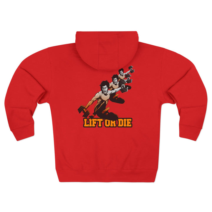 CG LIFT KICK ORANGE WHITE FADE /LIFT OR DIE ZIP UP