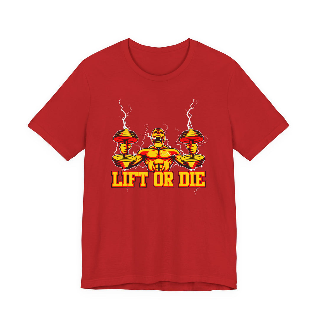 RIDE THE LIGHTNING RED GOLD /LIFT OR DIE