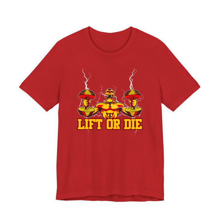 RIDE THE LIGHTNING RED GOLD /LIFT OR DIE
