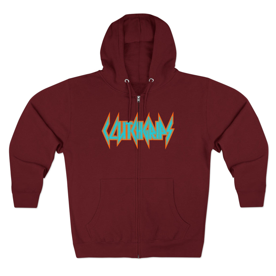 CG APE VS ZILLA RED MIAMI COLORS /CONQUER ZIP UP