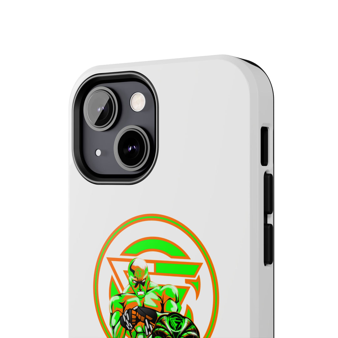 ANGRY DOG ORANGE GREEN PHONE CASE /LIFT OR DIE