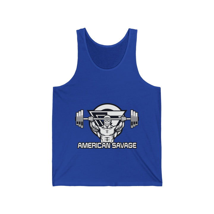 ENTER THE MAC WHITE BLACK TANK/AMERICAN SAVAGE