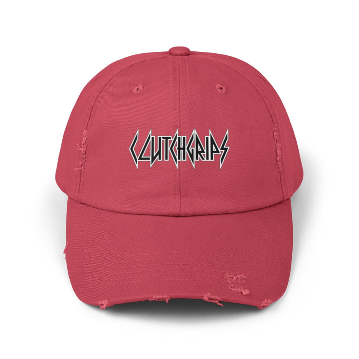CLUTCHGRIPS WHTE BLACK CAP