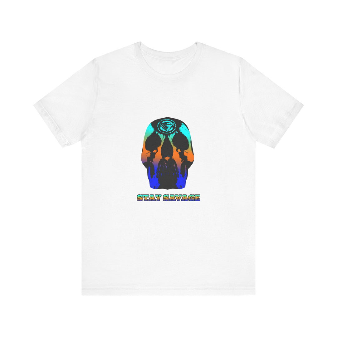 SKULLATOR BLUE ORANGE AQUA  /STAY SAVAGE