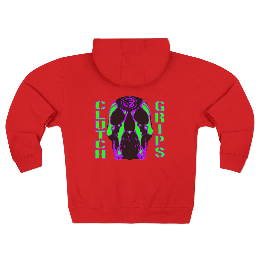 CG SKULLATOR PURPLE GREEN /CLUTCH GRIPS ZIP UP
