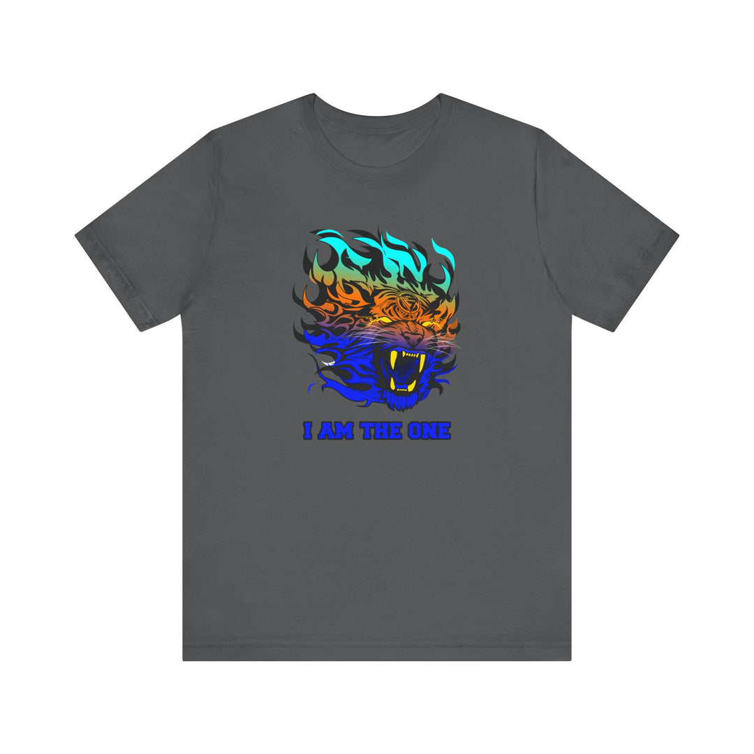 TIGER FLAME BLUE ORANGE AQUA FADE/I AM THE ONE