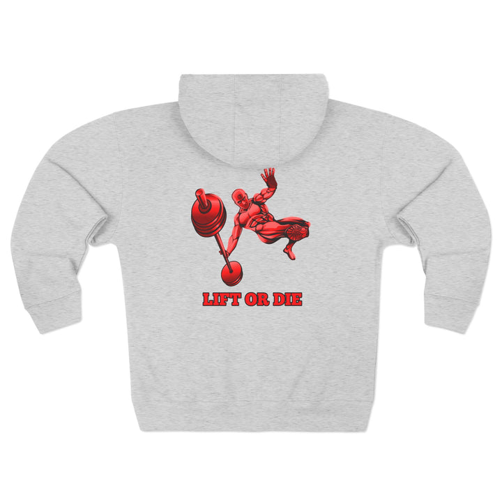 CG MAC JUMP RED /LIFT OR DIE ZIP UP
