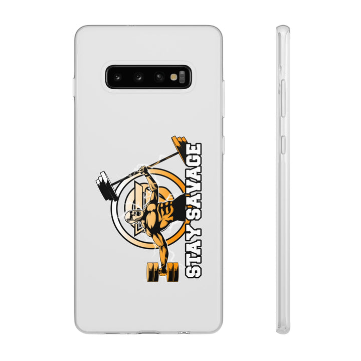 SPARTAN LIFT ORANGE WHITE PHONE CASE/STAY SAVAGE