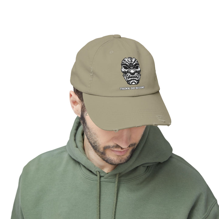 CG SAMURAI MASK WHITE BLACK /THINK DO BECOME CAP