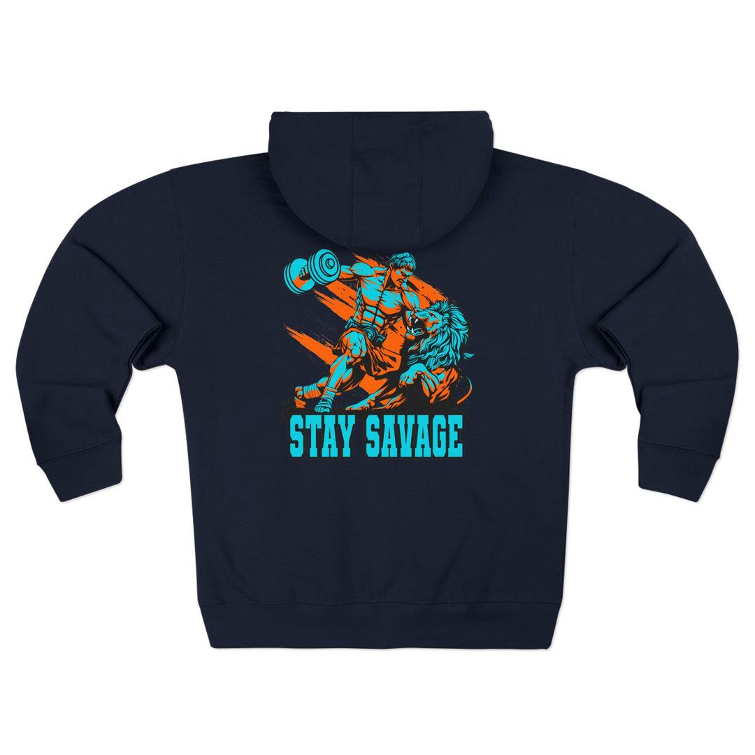 CG COLISEUM MAC VS LION MIAMI COLORS /STAY SAVAGE ZIP UP