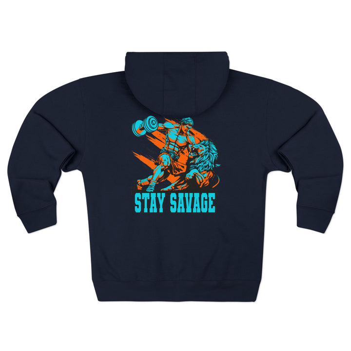 CG COLISEUM MAC VS LION MIAMI COLORS /STAY SAVAGE ZIP UP